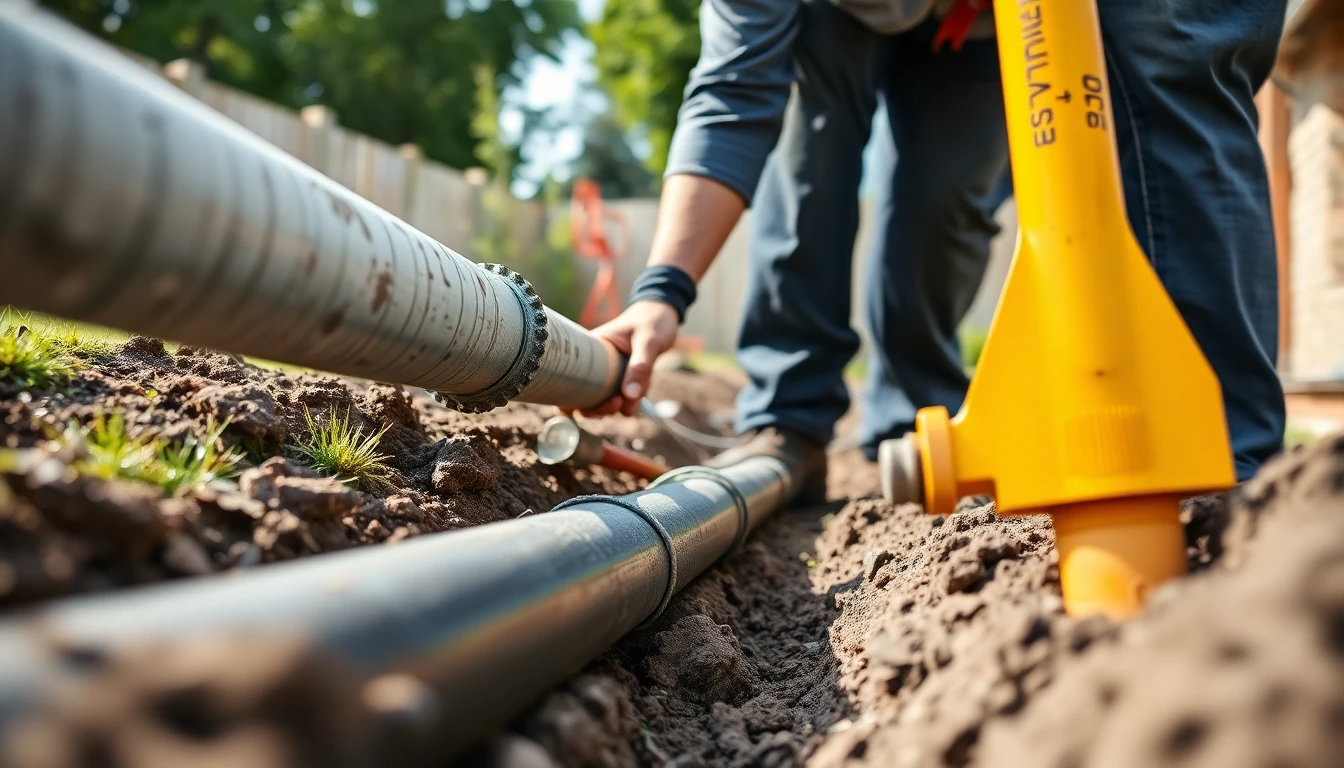 Sewer line repair